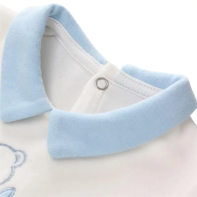 Famuka Baby Romper Autumn Newborn Gentleman Velvet Warm Jumpsuit Infant Boys Long Sleeve Overalls for Toddler Outfits One Pieces