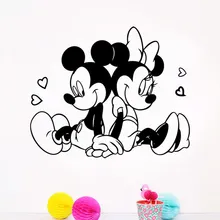 Disney Mickey Minnie Mouse In Love Art Decal Wall Sticker Mural For Kids Room Living Room Bedroom Accessories Home Decor Gifts