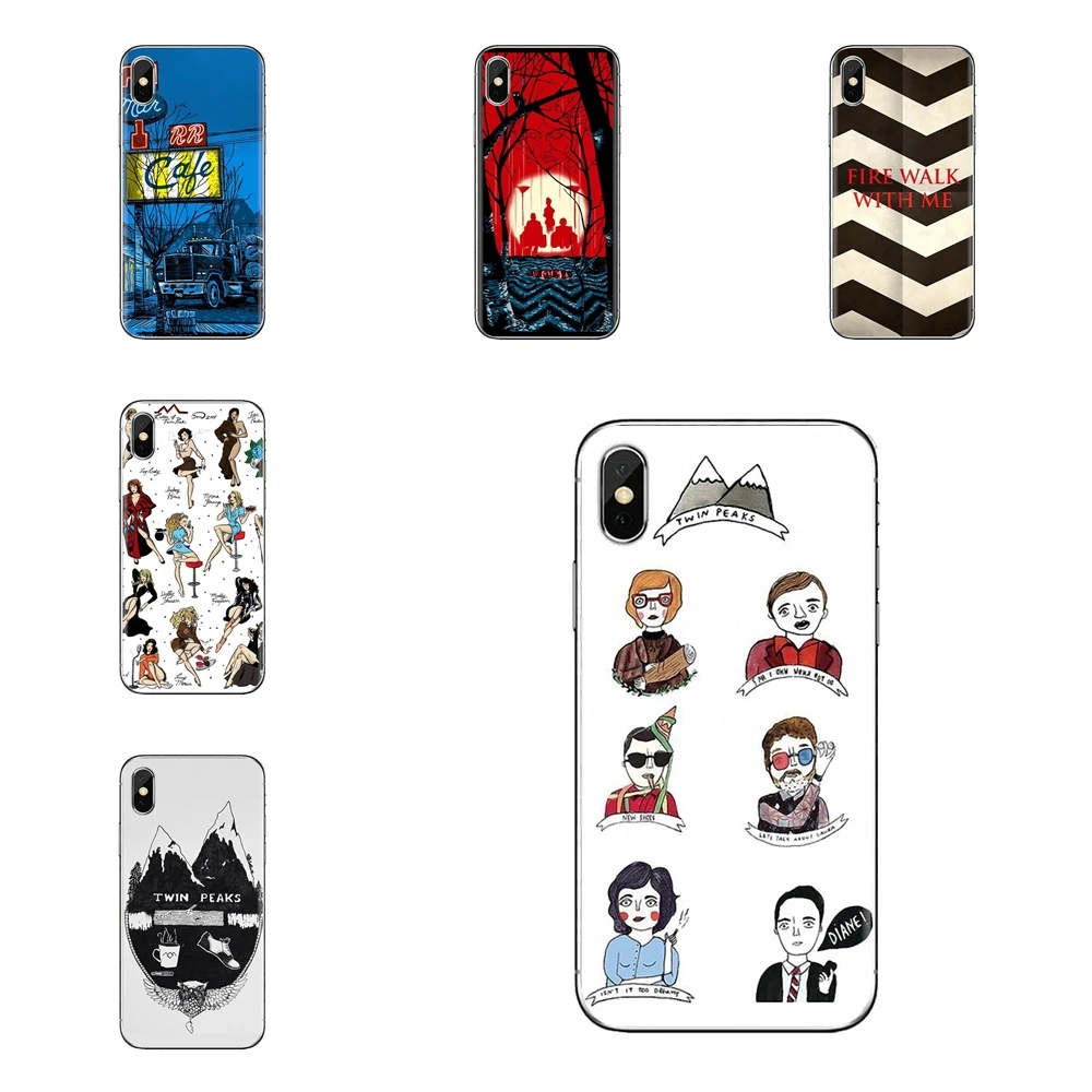 

Transparent Soft Cases Covers For iPod Touch Apple iPhone 4 4S 5 5S SE 5C 6 6S 7 8 X XR XS Plus MAX welcome to twin peaks