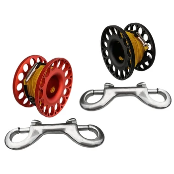 

Pack of 2 Durable Scuba Diving Finger Spool for Wreck Scuba Diving Tech Spool 98.43ft Line