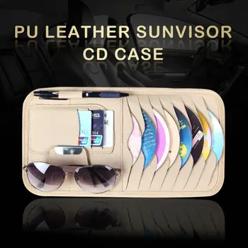 

Car Sunshade Sun Visor CD Card Glasses Multi-functional Box Organizer Pocket Pen Cards Wallet Pouch Clip Bag Holder