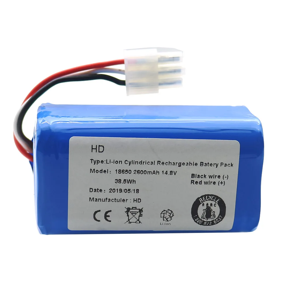 

2600mAh 14.8V Li-ion Battery For ICLEBO ARTE YCR-M05 POP YCR-M05-P Smart YCR-M04-1 Smart YCR-M05-10 YCR-M05-30 YCR-M05-50