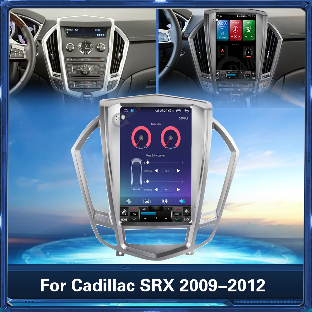 

Android 10.0 Car Radio GPS Navigation For Cadillac SRX 2009 2010 2011 2012 Car Multimedia DVD Player Vertical Screen 12.1 inch