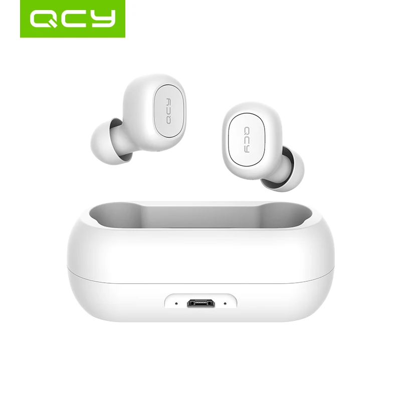 QCY T1C TWS 5 0 Bluetooth наушники 3D стерео беспроводные с двойным микрофоном гарнитура и