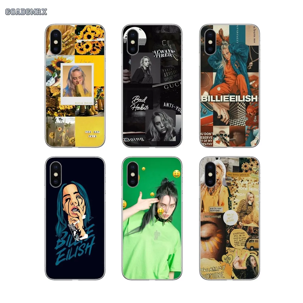 Чехлы из ТПУ для htc One M7 M8 M9 M10 Desire 530 816 820 A9 U11 sony Xperia Z Z1 2 3 5 Mini M4 Billie Eilish Pop Music Singer |