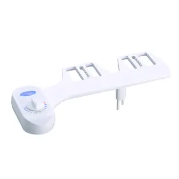 

Bidet Attachment Hot and Cold Non-Electric Bidet Toilet Sprayer with Dual Nozzles and Easy Water Pressure Adjustment