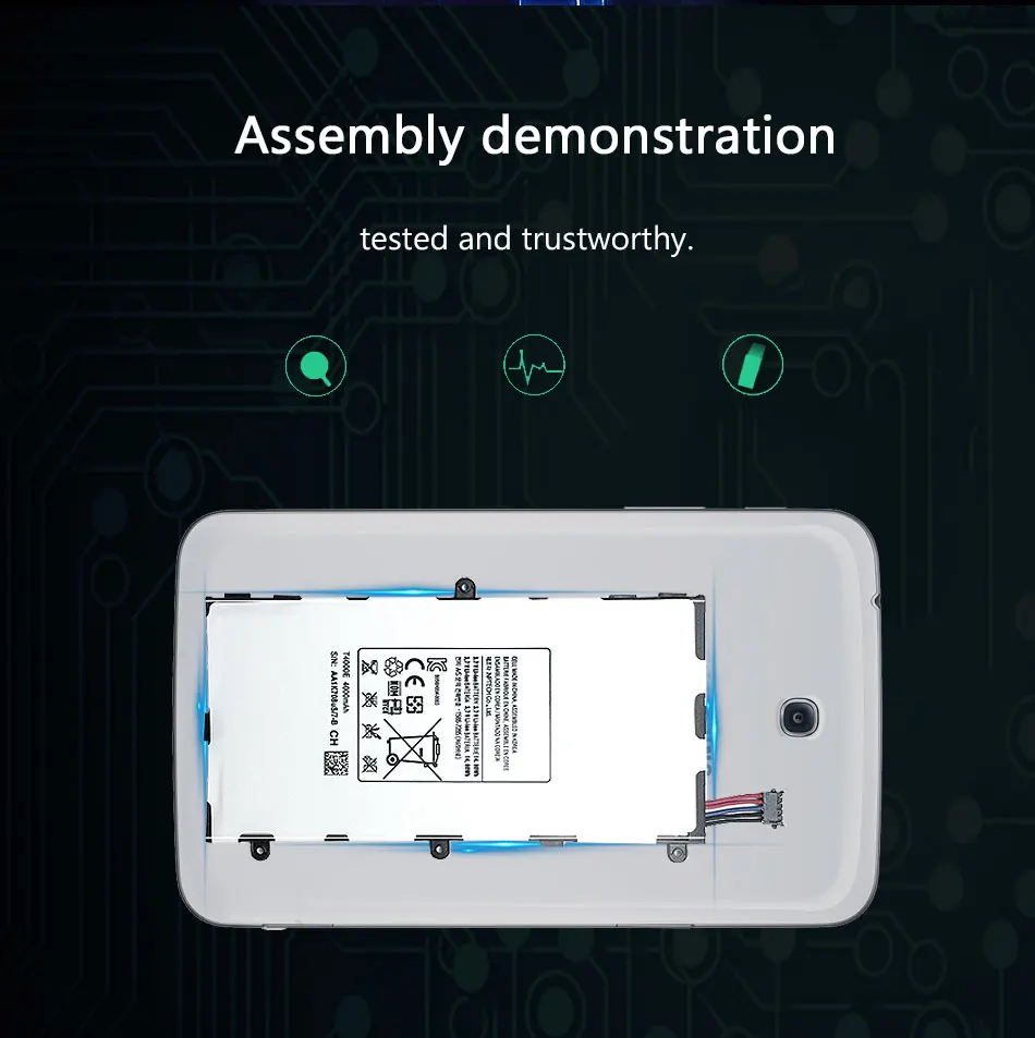 Для Samsung Galaxy Tab 3 7,0 SM T210 T211 T215 GT P3210 P3200 SM-T210 SM-T211 T217 T2105 планшет Батарея T4000E 4000 мА-ч