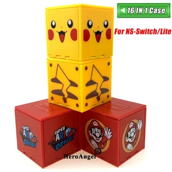 

2020 For Nintend Switch Accessories 16 in 1 Game Card Case Holder for Nitendo Switch NS Lite Cartridge Storage Premium Box