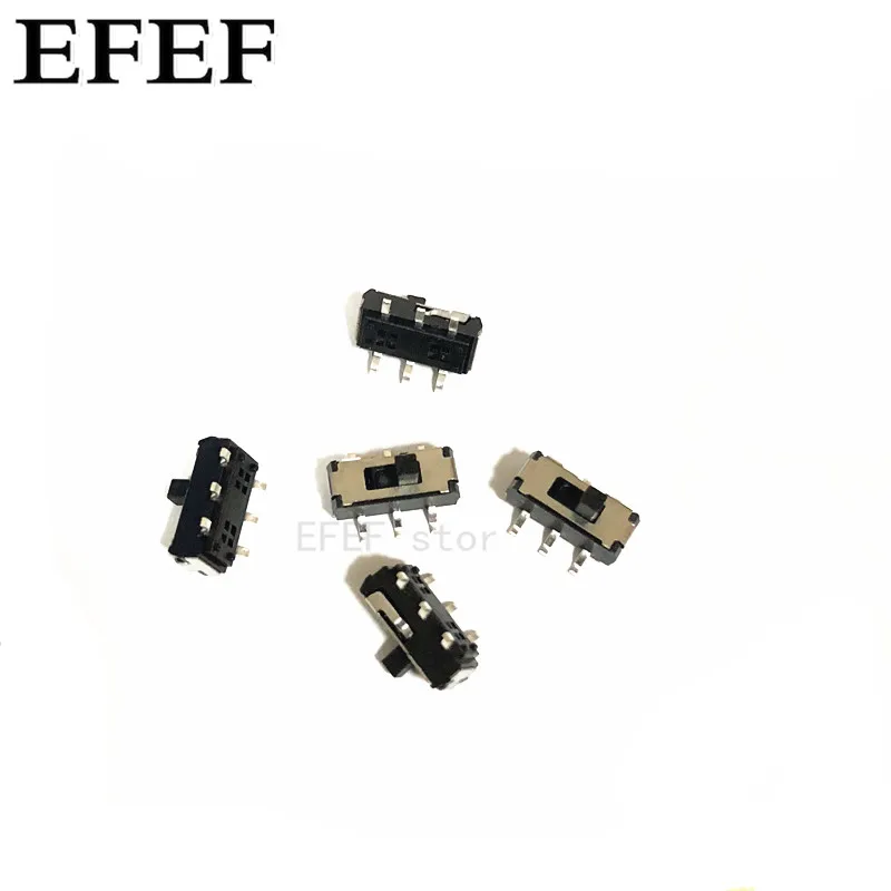 10PCS YT2024Y MSS22D18 MINI Miniature SMD Slide Switch 2P2T 6Pin for DIY Electronic Accessories High Quality On Sale | Обустройство