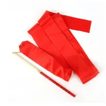 4 шт 4 метра художественная гимнастическая лента деревянная ручка детская игра танцевальный подарок