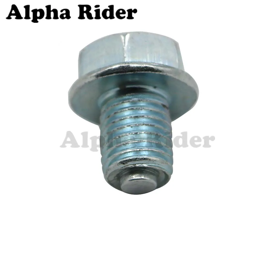 M12*1.5*13mm 92800-12000 Engine Crankcase Magnetic Oil Drain Plug Bolt Replaces For Honda ATC ATV Dirt Bike Street Bike Scooter motorcycle accessories