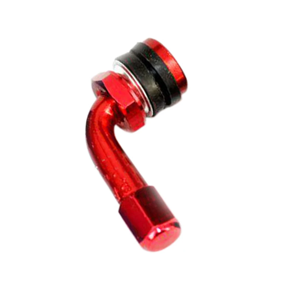CNC Aluminium Motorcycle Car Wheel Rim Tyre Tire Valve Stems Blue/Red