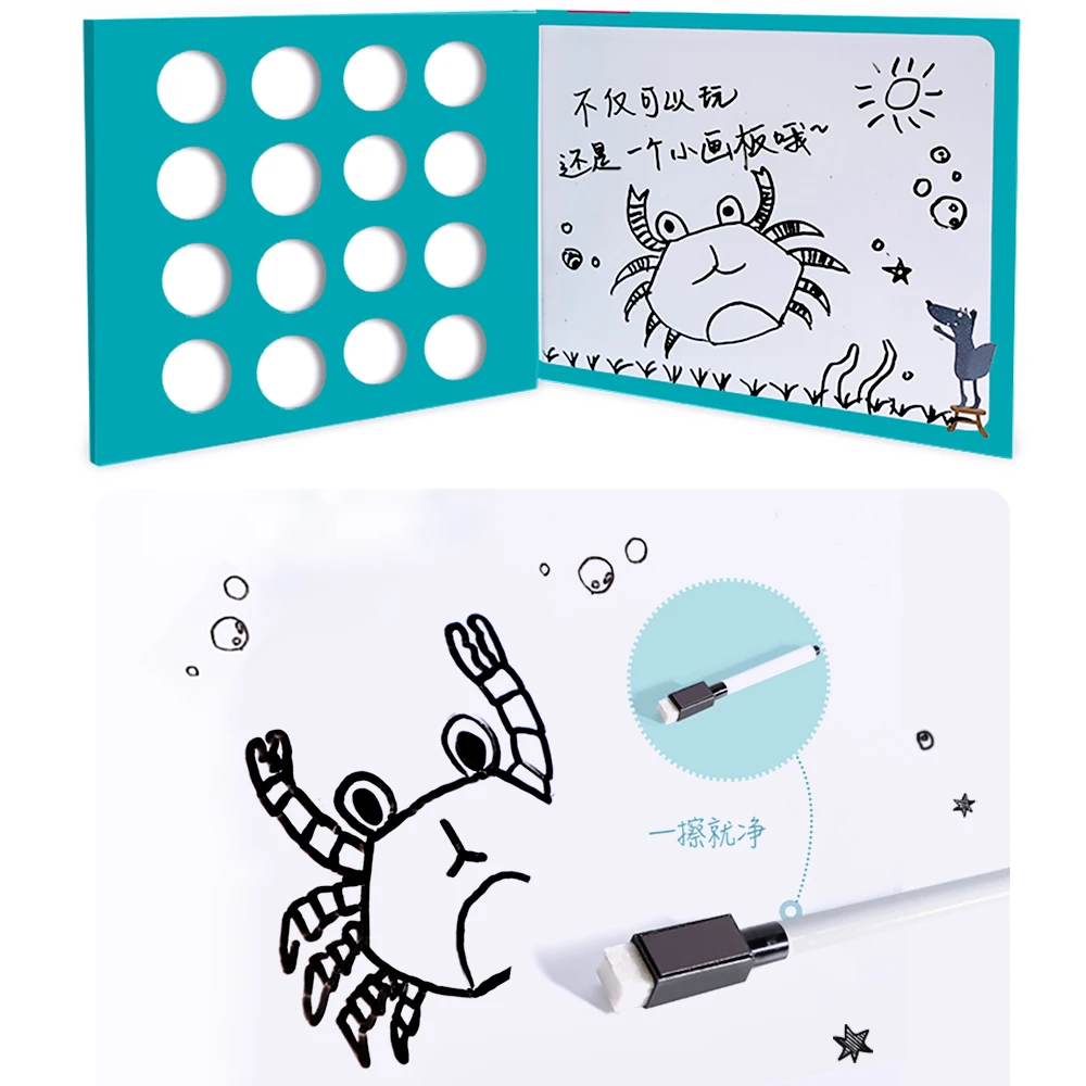 Montessori Early Educational Puzzles Toy For kid Children Intelligence Learning 512pcs Cartoon graphics Magnetic Memory Training