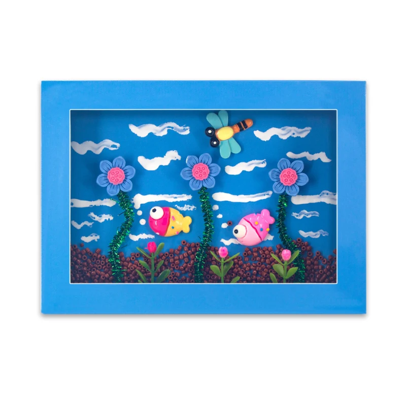 6 Saizhi DIY креативный 3D морской пояс фоторамка паста картина детская ручная работа креативный DIY Детский подарок развивающие игрушки - Цвет: 6