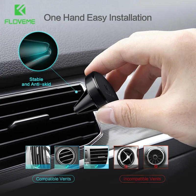  FLOVEME Auto Telefon Halter Für iPhone 11 Pro Max Huawei Magnetische Halter Für Samsung Air Vent Ha