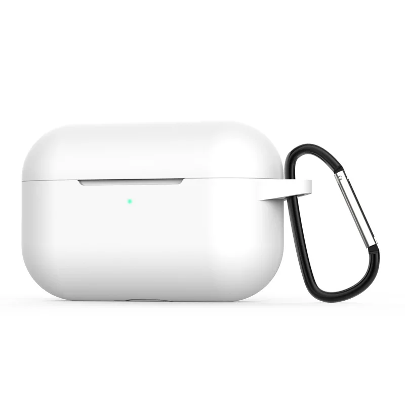 Чехол для Airpods Pro Чехол Мягкий Silixone беспроводной Bluetooth чехол для наушников для Airpods 3 чехол Аксессуары для наушников Чехол - Цвет: Белый