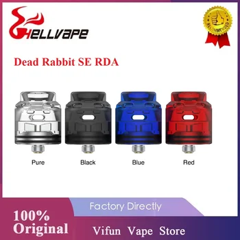 

New Hellvape Dead Rabbit SE RDA 24mm atomizer with A 510 pin & a squonk pin for both refular MODs E-cig vape tank vs Destiny RTA