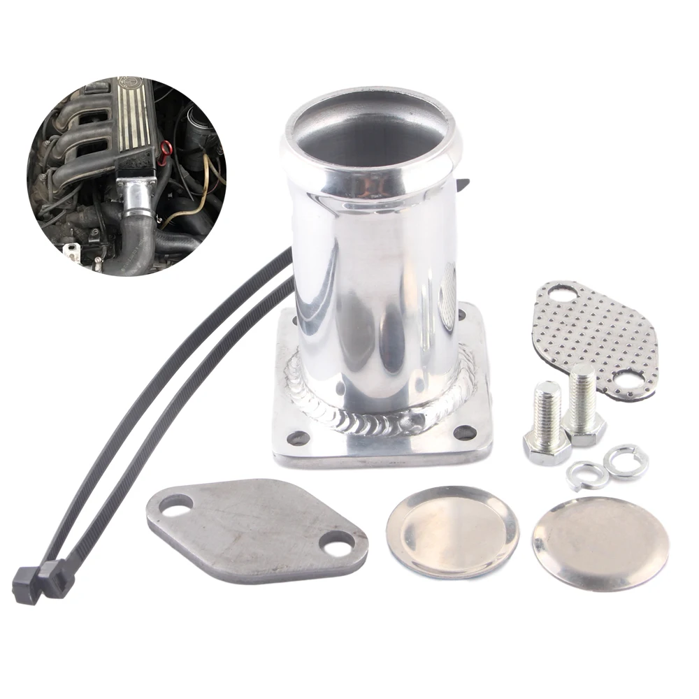 Алюминиевый EGR комплект гашения байпас для BMW E46 318d 320d 330d 330xd 320cd 318td 320td EGR1117|aluminium