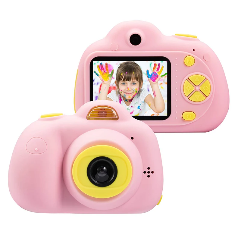 Игрушки для детей камера, милый ребенок камера с 1080P 2 дюймов HD экран, развивающие игрушки дети подарок на день рождения
