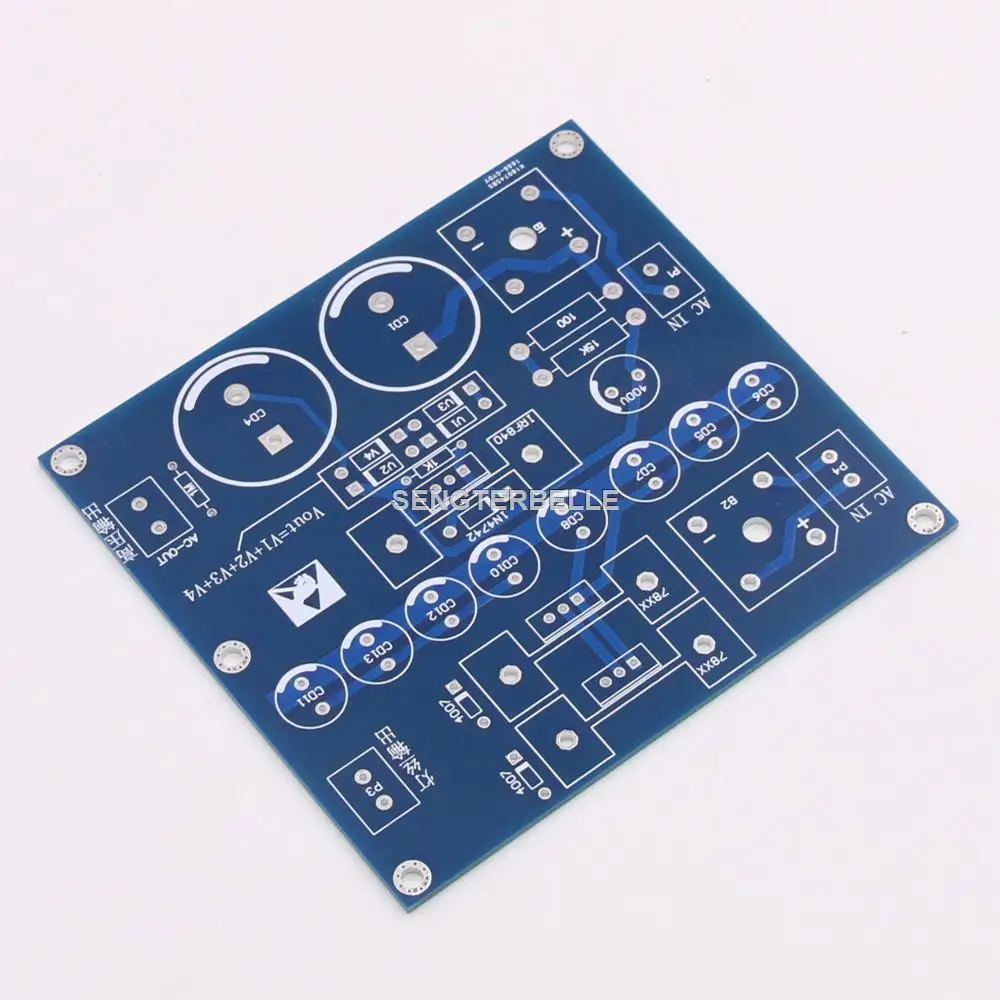 Hifi High Voltage DC Power Supply Board Kit DC100V-380V + DC7V-28V For Tube Preamp PSU