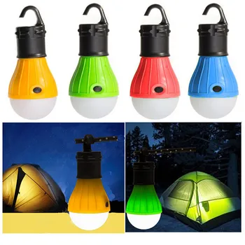 

4 colors Portable Hanging Tent lamp Emergency LED Bulb Light Camping Lantern for Mountaineering activities Backpacking #YL10