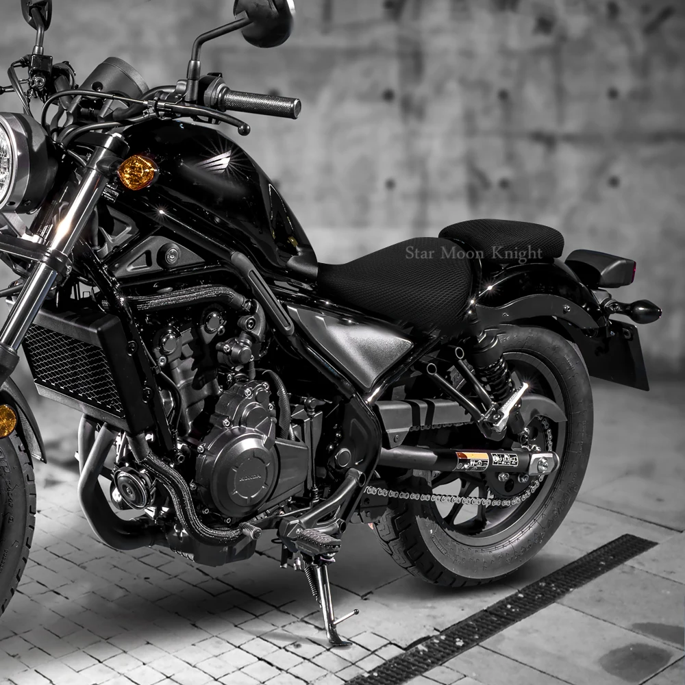 Housse De Protection Pour Selle Honda Rebel CMX 300 / 500 (2017-2020) - Tissu Maillé, Anti-rayures Et Anti-salissures