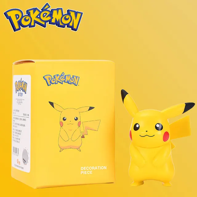 Pokemon Pikachu Charmander Psyduck Squirtle Jigglypuff Bulbasaur Bulbasaur Anime Figures Toys Model Kawaii 6 Type For Kids Gifts Pikachu