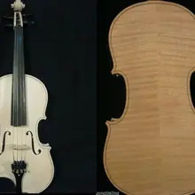 Strad стиль SONG бренд белый unfinishe скрипка 4/4, сладкий тон#7042