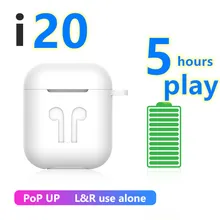 I20 наушники-вкладыши TWS с 1:1 PK W1 H1 чип Беспроводной Bluetooth наушники PK i20 i12 i10 i11 i9s i13 наушники-вкладыши tws