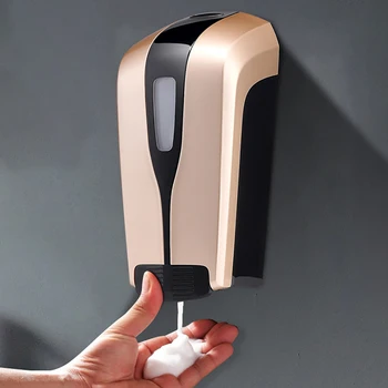 

500ml Wall-Mounted Soap Dispenser Press Type Hand Disinfection Machine Alcohol Sterilizer 3 Optional Style Spray Foam Drip