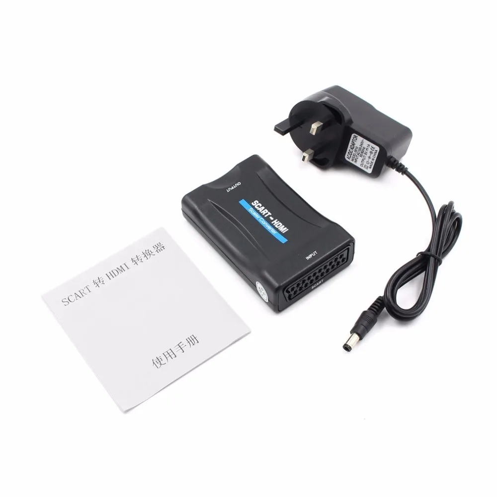 Onleny 1080P Scart в HDMI конвертер аудио-видео адаптер для HD ТВ Sky Box STB для смартфона HD tv DVD K5 США ЕС Великобритания разъем AU