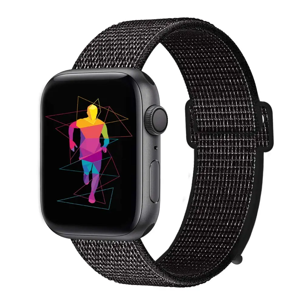 11 Ремешок для наручных часов Apple Watch серии 3/2/1 Часы петлевой ремень велкро нейлона сменный Браслет дышащий сменный ремешок Спорт - Цвет: 11
