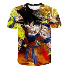 Camiseta de Dragon Ball 3d de marca 2020, camisetas divertidas de Anime para hombres, camisetas de Hip Hop para niños, ropa japonesa para hombres, ropa Vintage