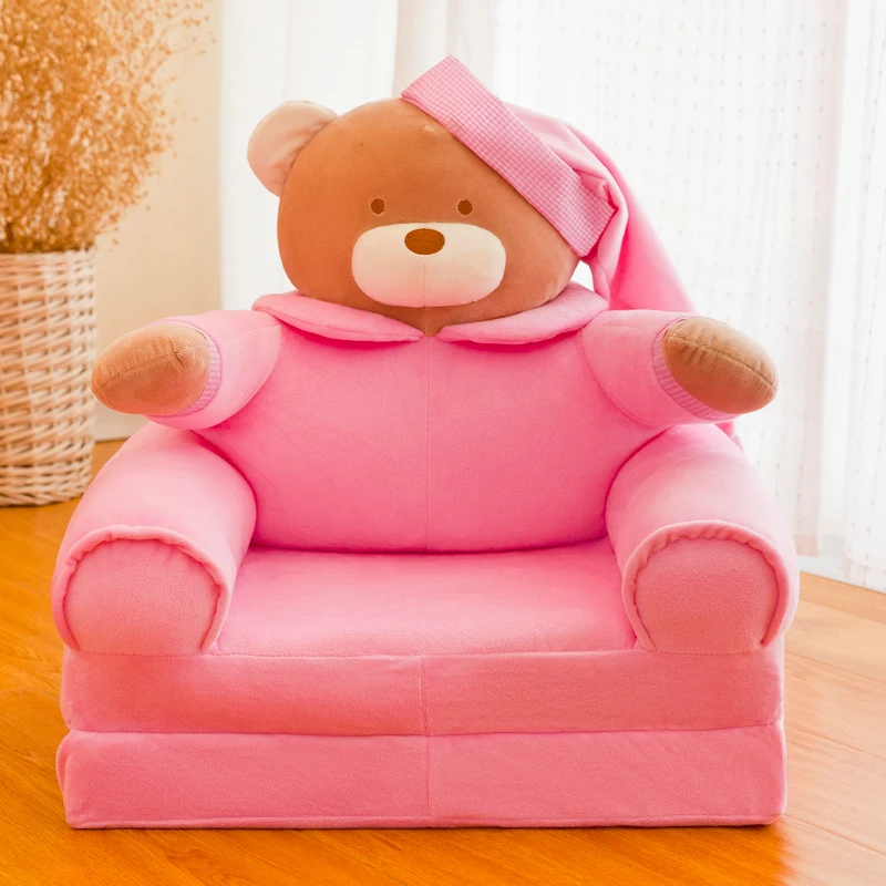 Милый детский диван с героями мультфильмов divano bambino, можно снимать и мыть, Детские спальные кресла, диван - Цвет: Red