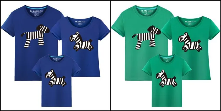 

Clothes for parents and children T -shirt printed