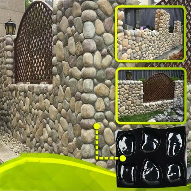 Öntők Master Kavicsok Beton Penész Lépcső Kövek Gipsz Macskaköves Műanyag Többszalon - Image 5