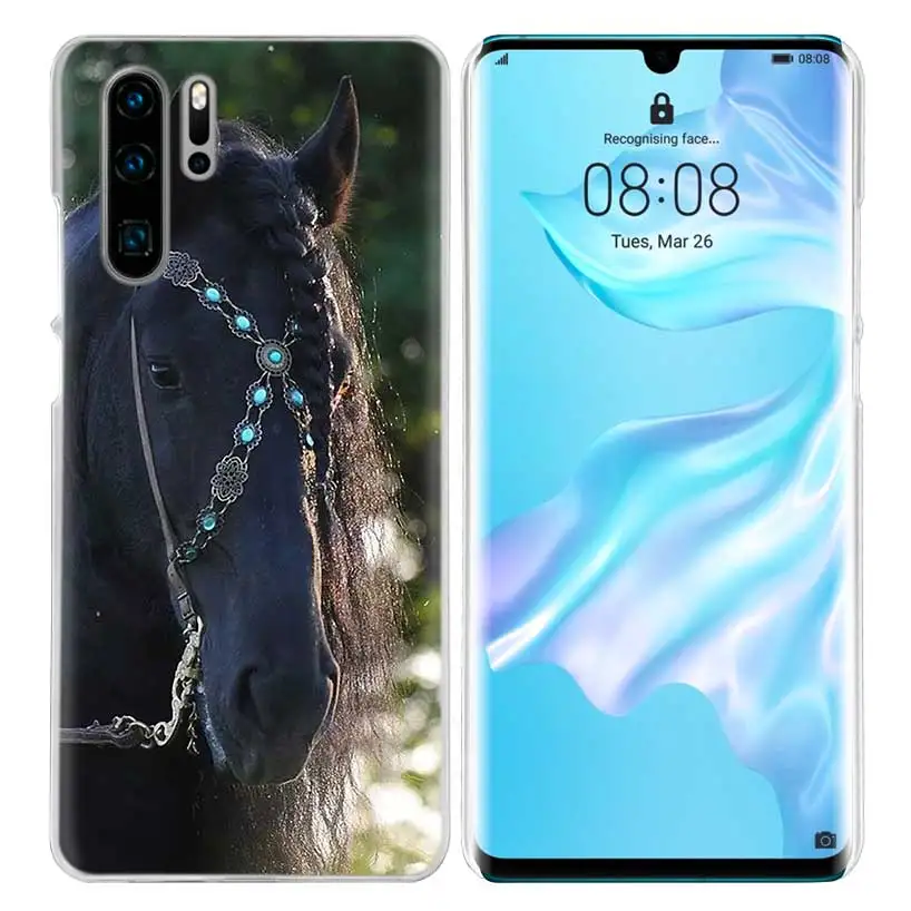 Horse чехол в виде животного для huawei Коврики 30 20 10 P20 P30 Lite Pro P Smart Y9 Prime Honor 8A 8X 10i ПК Чехлы для телефона - Цвет: 05