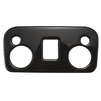 

New Carbon Fiber Roof Reading Lamp Light Cover Trim for Ford Mustang 2015-2017
