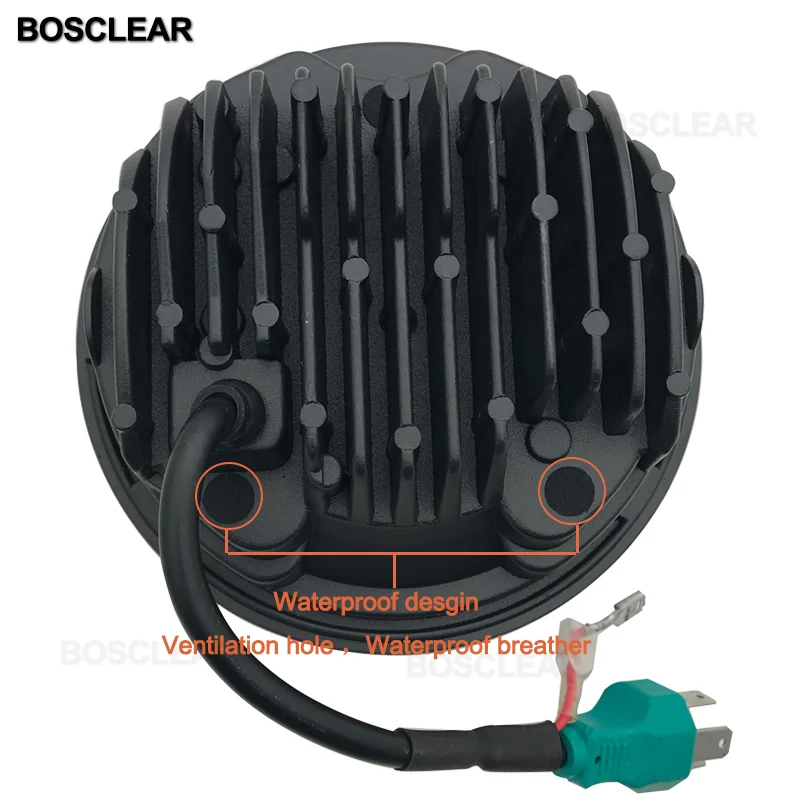 5,7" 5-3/4" мотоциклетная светодиодная лампа проектора фара для Sportster Dyna Street Bob FXDB touring softail touring электр glide