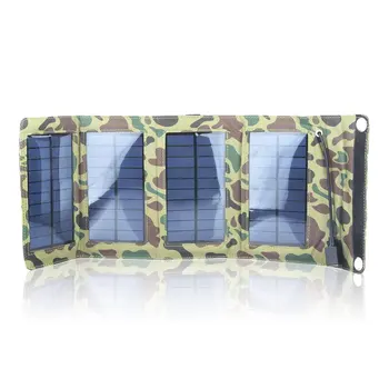 

Folding Solar Panel Mobile Phone Charger Backpack Charger Outdoor Camping Travel Multi-Function Charging Treasure