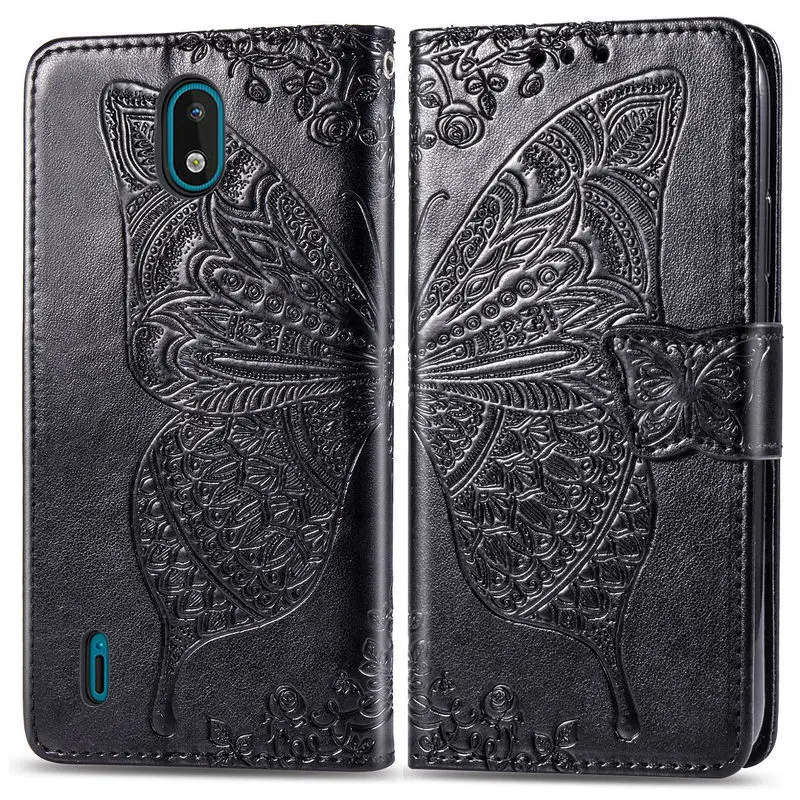 

Leather Wallet Case For Nokia 1.3 Magnetic Flip Card Slot Phone Back Cover For Nokia 1.3 3D Embossing Protection Cases 5.71 inch