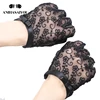 Sexy Fashion women's leather gloves spring and autumn thin sheepskin black lace gloves bow women's gloves-7018 ► Photo 2/6