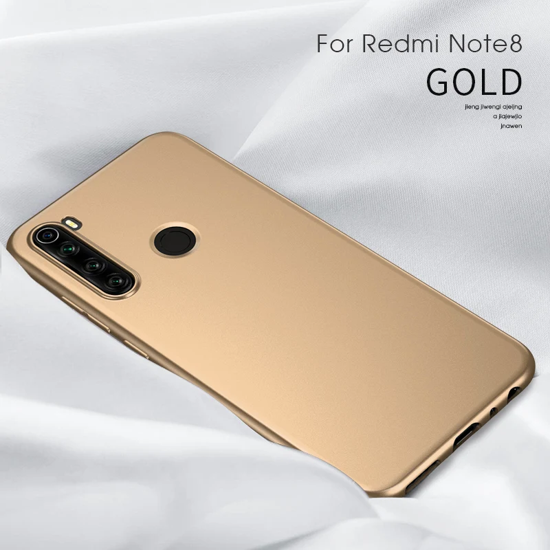 Gold X-Level чехол для Xiaomi RedMi Note 8, мягкий ТПУ ультра тонкий задний Чехол для телефона для Xiaomi Redmi Note 8 Pro Чехол Note8 - Цвет: Gold