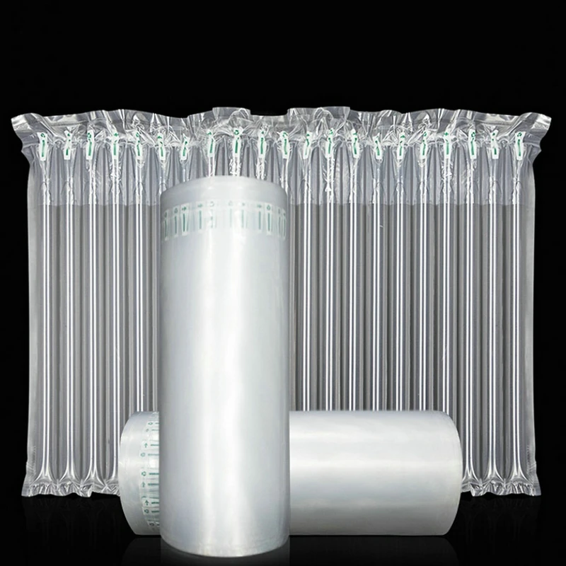 50M Inflatable Air Buffer Plastic Packaging Bump Filling Air Column Protective Bubble Bag Anti-Pressure Shock Express Mail Bags 2