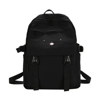 

2020 Fashion Personality Kitten Printed Nylon Shoulder Bag Outdoor Sports and Leisure Wild Student Bag Multi-function Laptop Bag