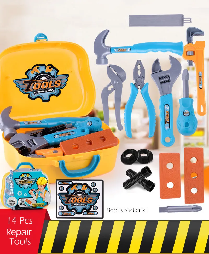 Инструменты для ремонта моделирования, игрушки для мальчиков, детский ключ, отвертка, набор инструментов, ролевые игры, плотник, инструменты для детей, игрушки для мальчиков, подарок