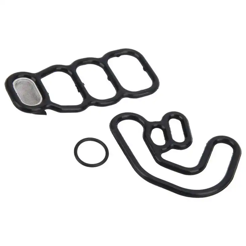Solenoid Gasket Kit 3pcs VTEC Solenoid Gasket Spool Valve Filter Fit for / V6 Solenoid Gasket Kit Spool Valve Filter