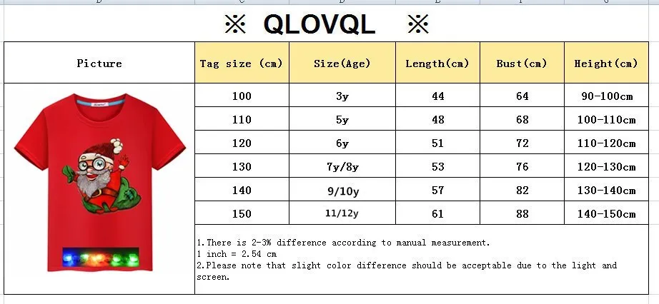 Детские футболки с рождественским узором для девочек и мальчиков, одежда Санта-Клаус с глазом, светодиодный светильник, Рождественская Одежда для мальчиков, детские топы