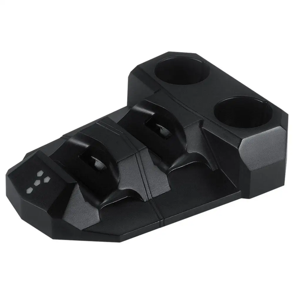 

GloryStar Game Controller Charging Stand for PS4 PS MOVE Wireless Controller Double Handled Charger 4 Controllers in 1 Charger