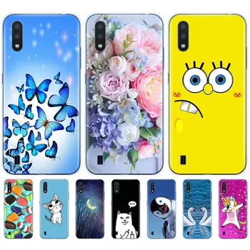 

Case For Samsung A01 Case Soft Silicon Back Cover transparent Phone Case For Samsung Galaxy A01 GalaxyA01 A 01 A015 Case 5.7inch